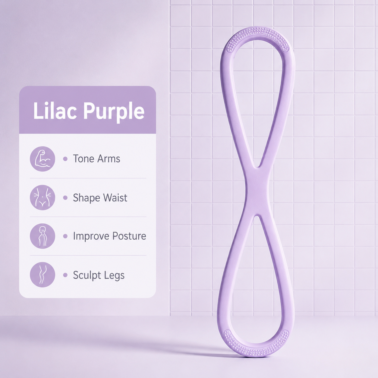 Resistance Bands - Figure 8 TPE Exercise Bands for Women