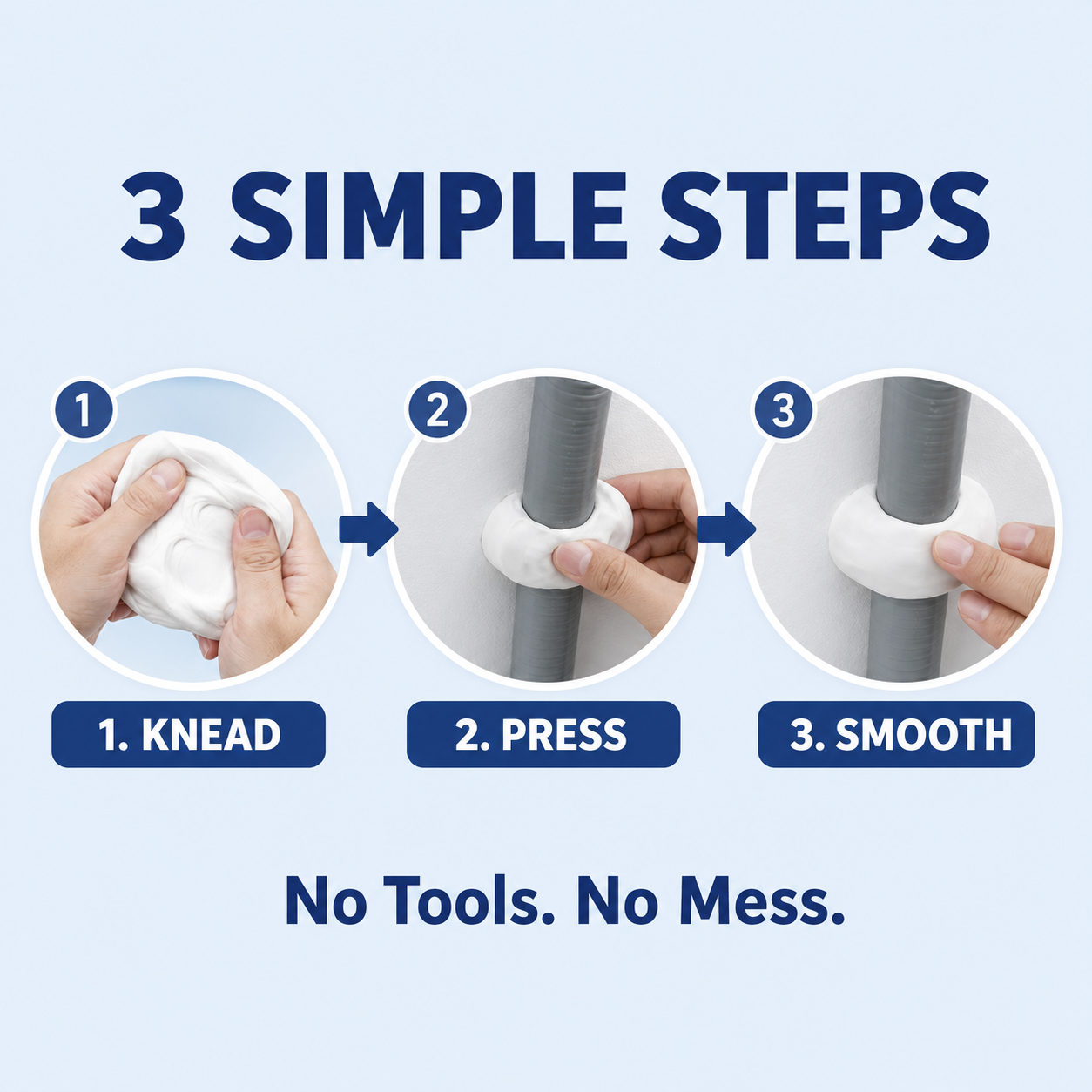 10PCS Wall Hole Repair Kit - Sealant & Putty for Home Fixes