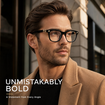 Unisex Blue Light Blocking Glasses – Modern Square Frames for Computer, Gaming & Everyday Use