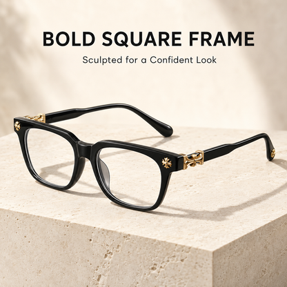 Unisex Blue Light Blocking Glasses – Modern Square Frames for Computer, Gaming & Everyday Use