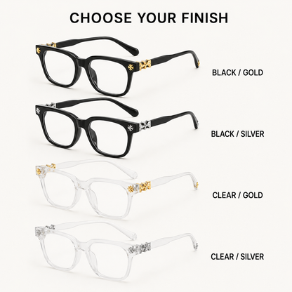 Unisex Blue Light Blocking Glasses – Modern Square Frames for Computer, Gaming & Everyday Use