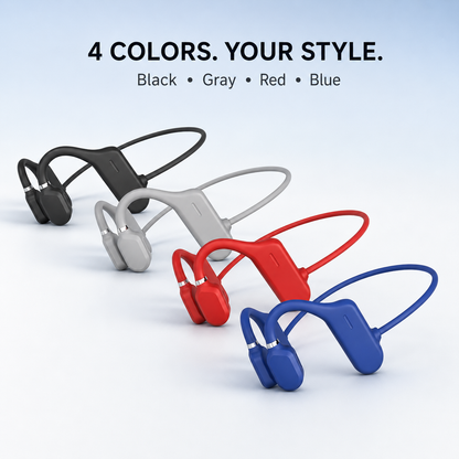 Open-Ear Bluetooth Sports Headphones | Ultra-Light Wireless Air Conduction Earbuds for Running, Hiking & Cycling