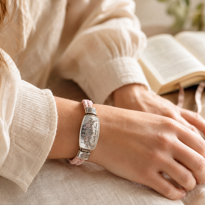 ✝️Faith Over Fear Bracelet – Christian Cross Bracelet✨🌸