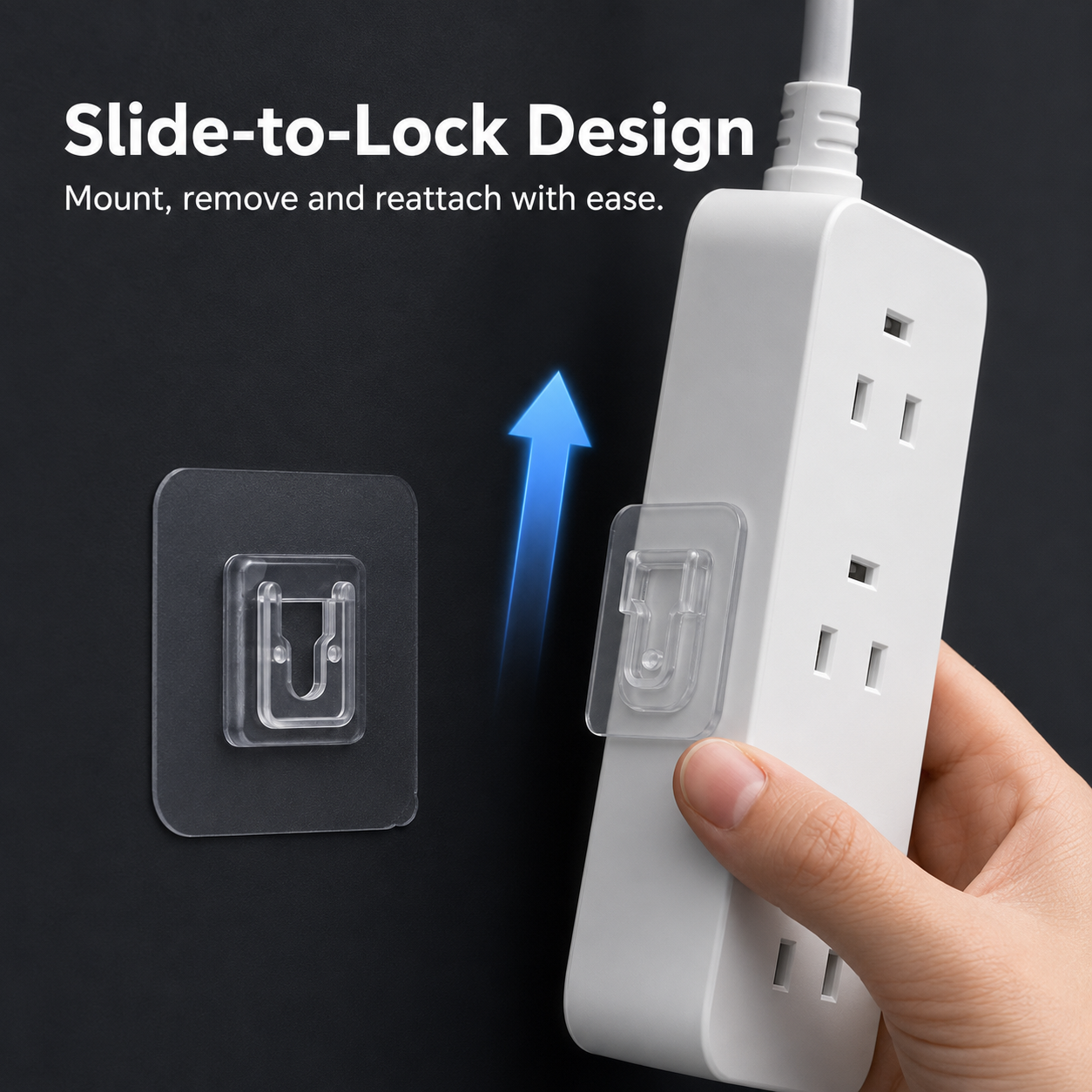 Heavy-Duty Self-Adhesive Wall Hooks | No-Drill Waterproof Mounting Hooks for Bathroom, Kitchen & Home Organization