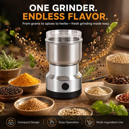 1. 🌿 50% OFF Today! High-Speed Stainless Steel Grinder for Fresh Spices, Coffee & Grains