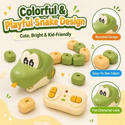 Remote Control Snake Block-Collecting Game