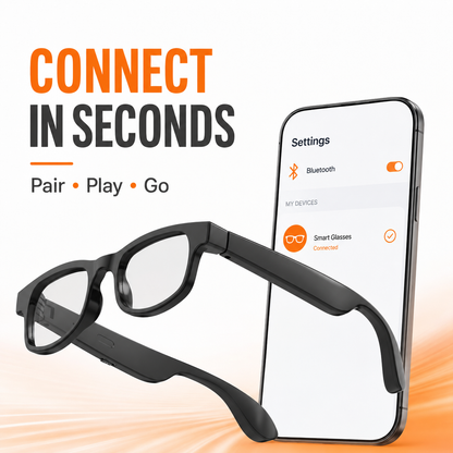 👓Lightweight Smart Glasses with Hands-Free Control