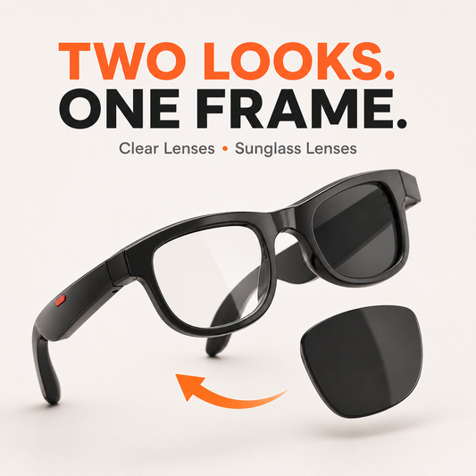 👓Lightweight Smart Glasses with Hands-Free Control