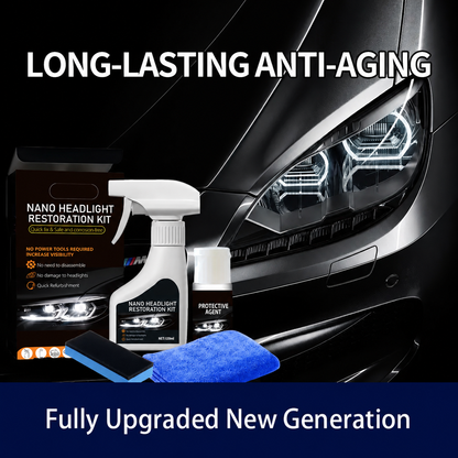 🔥🚘 Nano Headlight Restoration  Kit