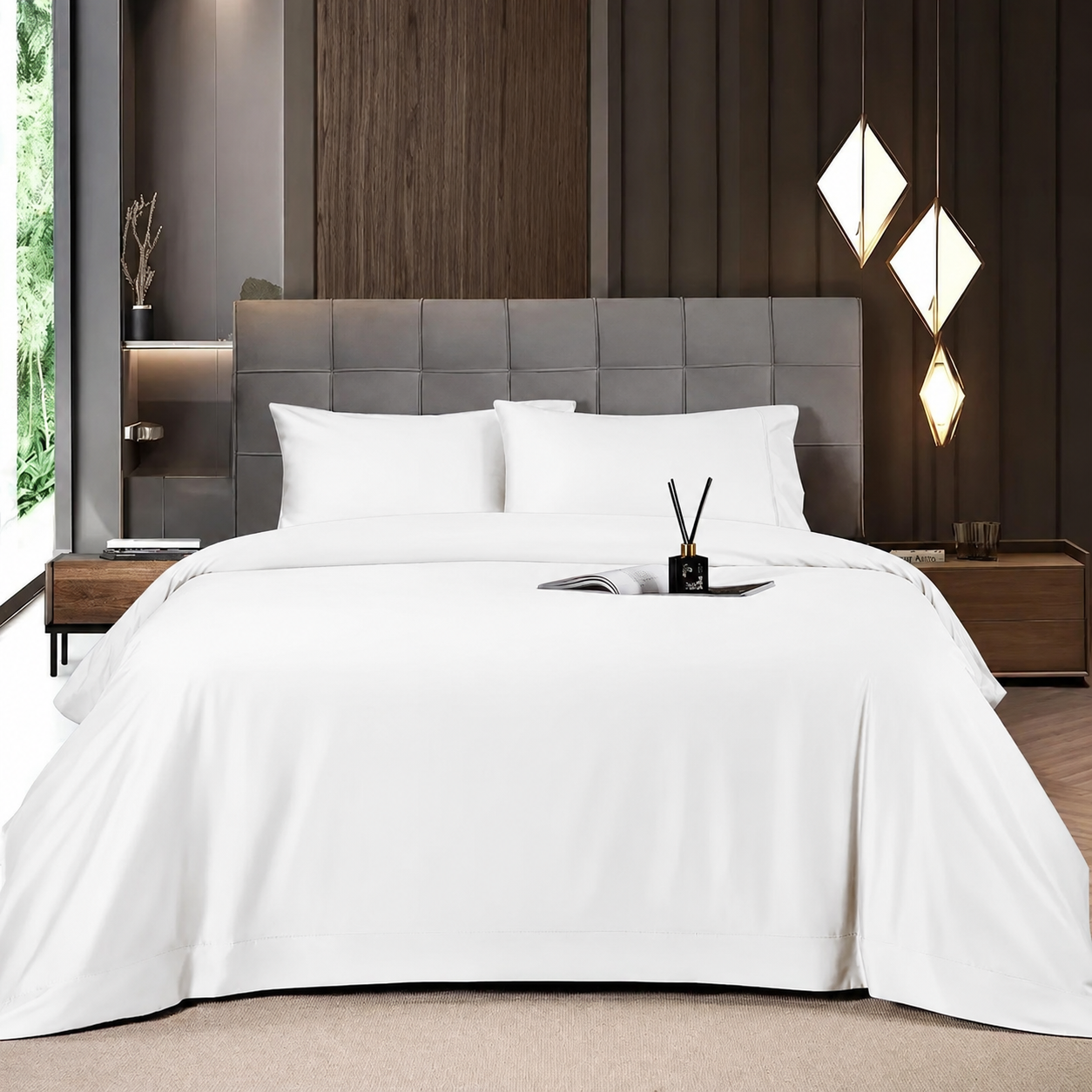 Shilucheng Bamboo Sheets Set - Cooling & Luxury Soft