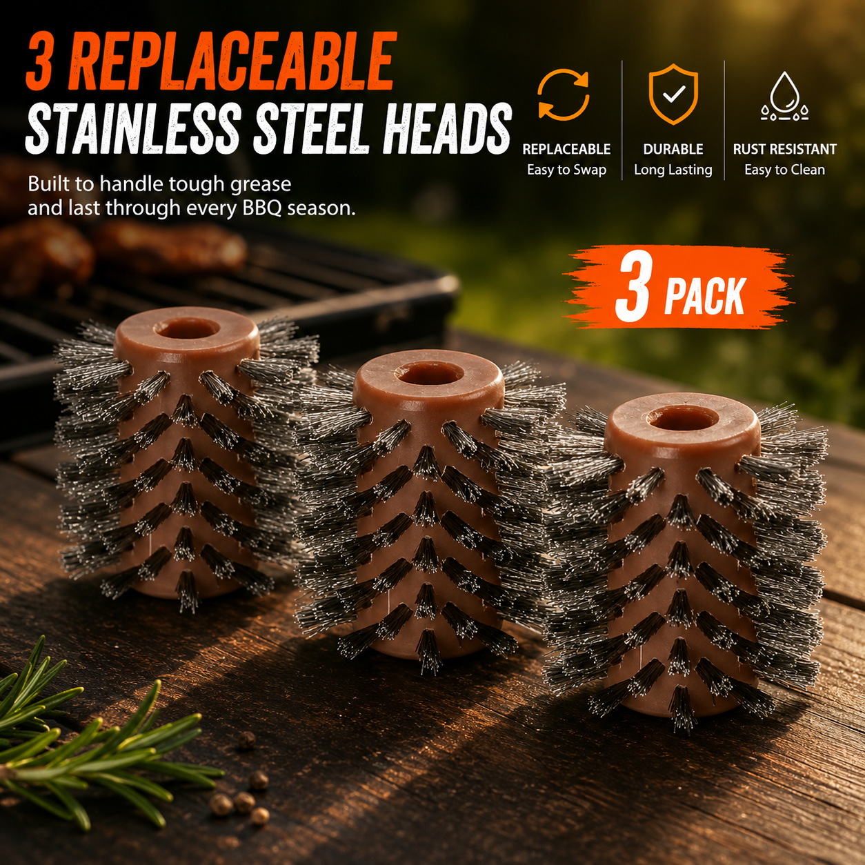 ⚡Electric BBQ Grill Brush | Bristle-Free Cordless Grill Cleaner