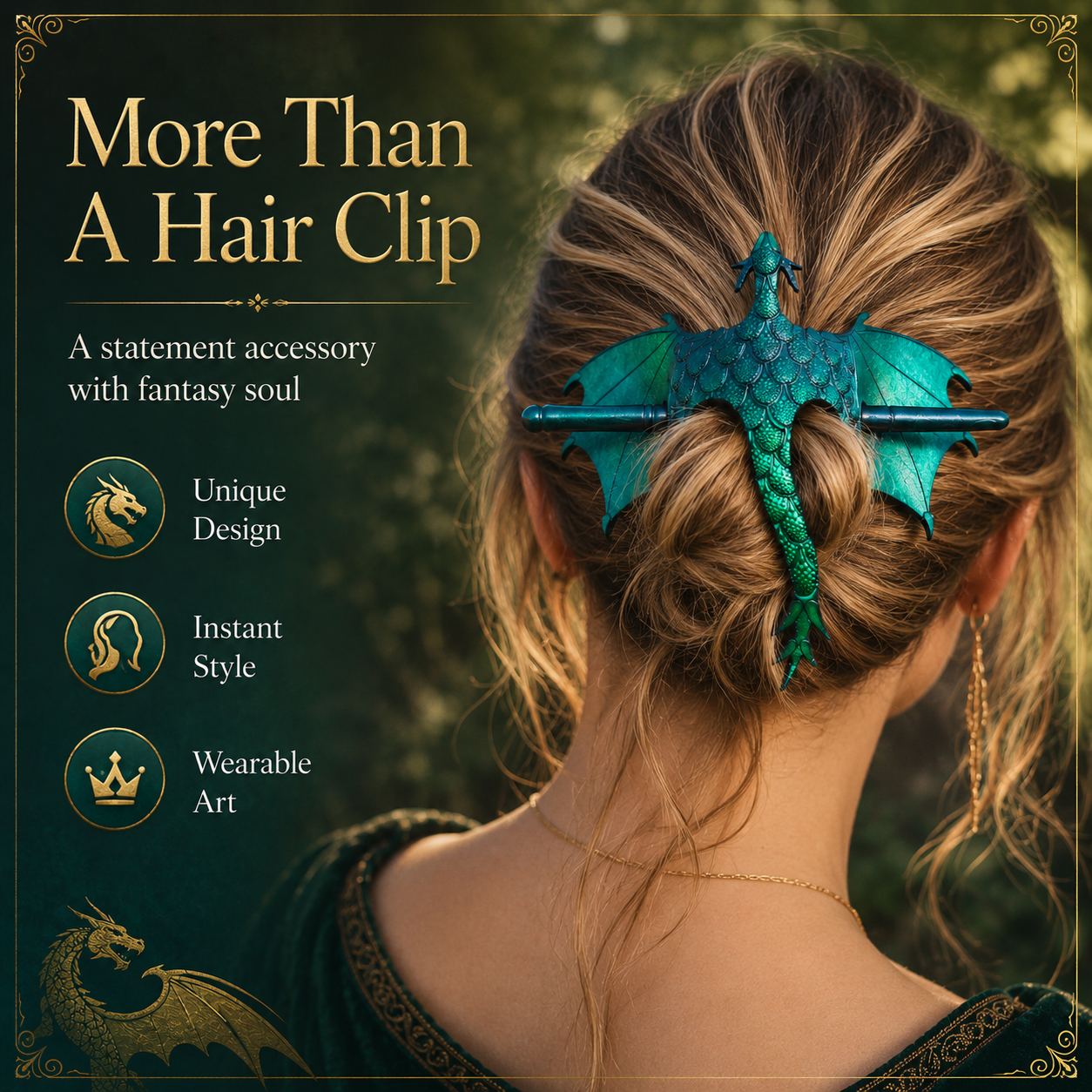 🎁Last Day 60% OFF - Medieval Dragon Hair Stick