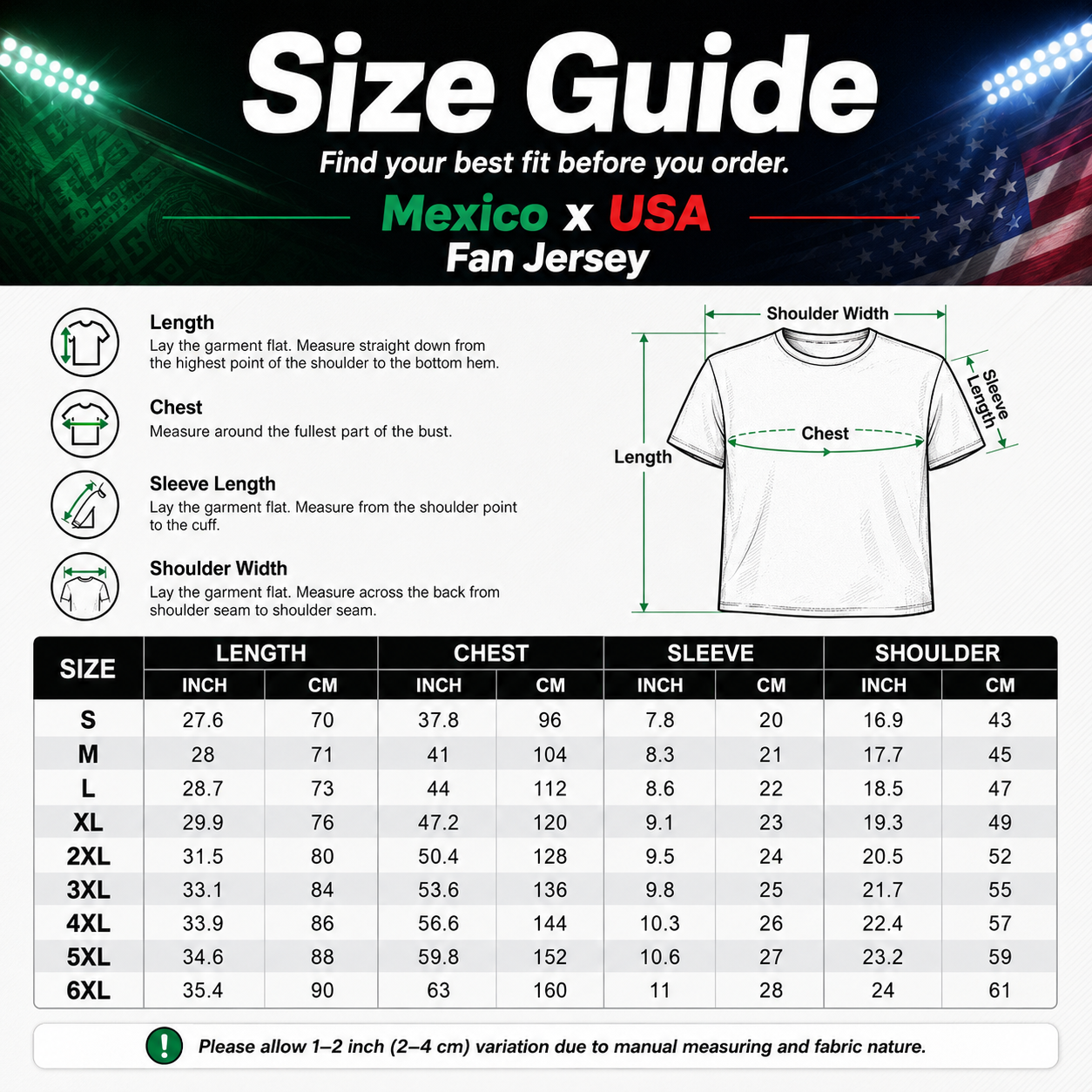 Full Half USA Half Mexico Flag Split Print Soccer Jersey