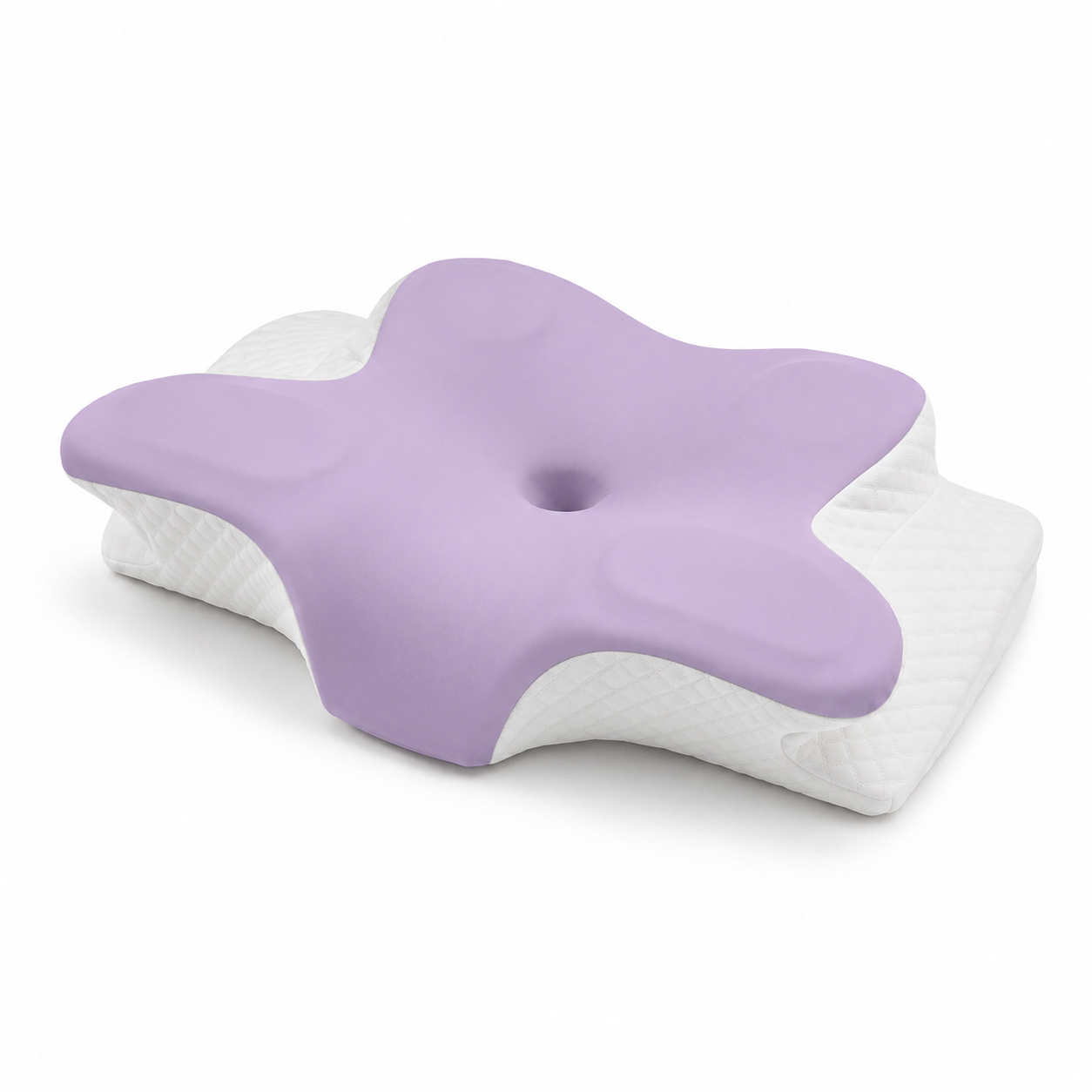Free shipping//Butterfly Ergonomic Cooling Memory Foam Cervical Pillow, Orthopedic Neck Support Contour Pillow for Side Back Stomach Sleepers