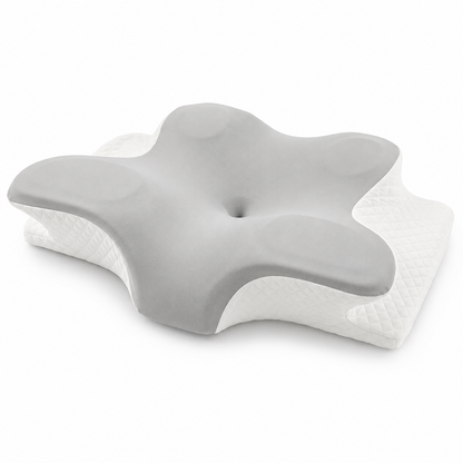 Free shipping//Butterfly Ergonomic Cooling Memory Foam Cervical Pillow, Orthopedic Neck Support Contour Pillow for Side Back Stomach Sleepers