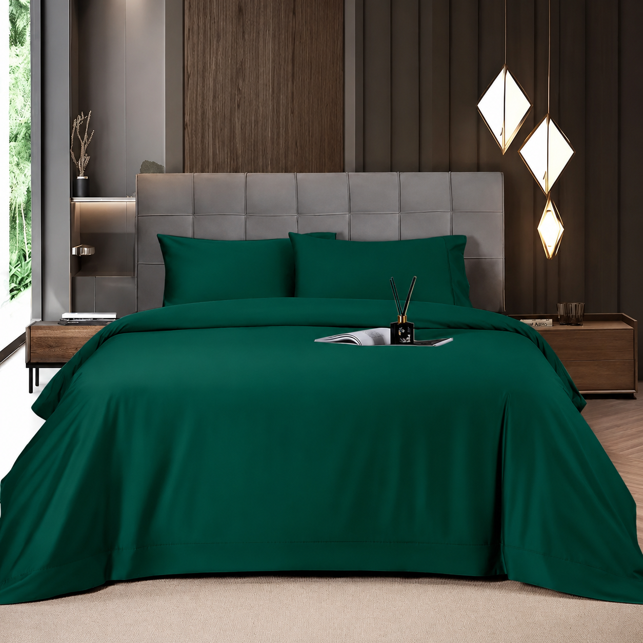 Shilucheng Bamboo Sheets Set - Cooling & Luxury Soft