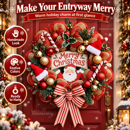 🔥49% Off Last Day-🎅 Merry Christmas Santa Wreath