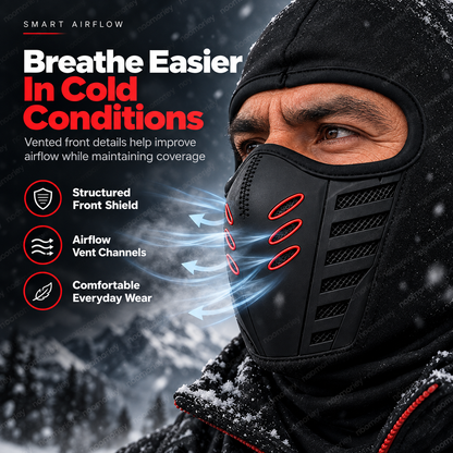 Unisex Fleece Full Face Balaclava – Windproof Winter Ski Mask
