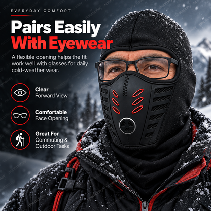 Unisex Fleece Full Face Balaclava – Windproof Winter Ski Mask