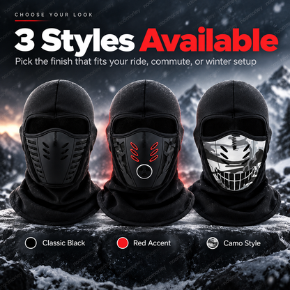 Unisex Fleece Full Face Balaclava – Windproof Winter Ski Mask