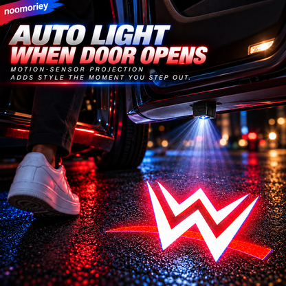 Car Door Welcome Projector Lights – Motion-Activated LED Laser Logo & Ambient Lighting