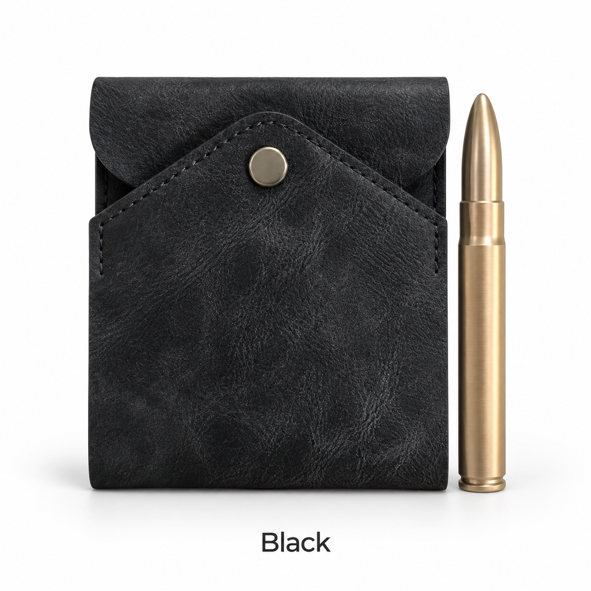 Vintage Handmade Leather Wallet With Pen Slot