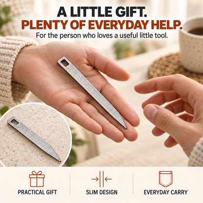 🔑 Tiny Crowbar Keyring – Compact Pry Tool for Everyday Opening & Lifting