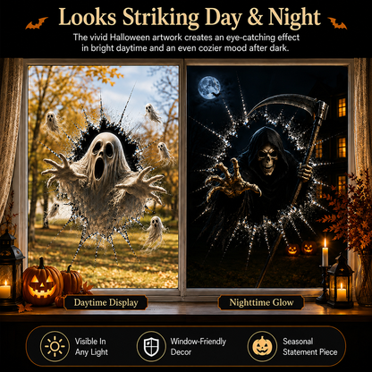 👻Halloween Day 50% Off -🎃 3D Haunted Window Break-In™ Halloween Clings