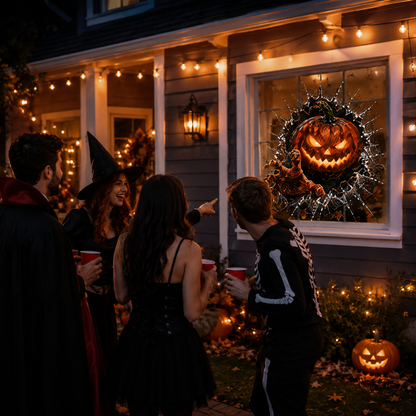 👻Halloween Day 50% Off -🎃 3D Haunted Window Break-In™ Halloween Clings