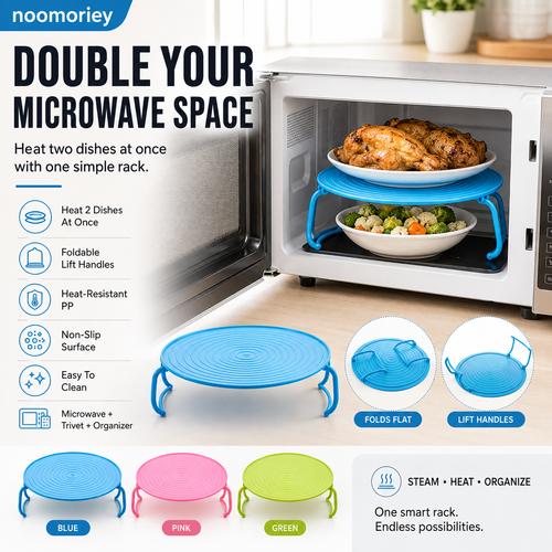 📢📢49% OFF !! ⏰Microwave Folding Tray
