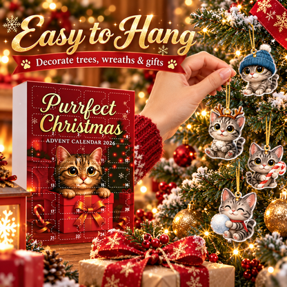 🐱 Purrfect Christmas Advent Calendar 2026 – 24 Days of Cat Ornaments 🎄