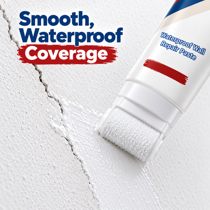 🥳2026 HOT SALE🥳💞50K+ SOLD! 🥩🍴 48% OFF!All-in-One Wall Repair Paste with Roller Brush