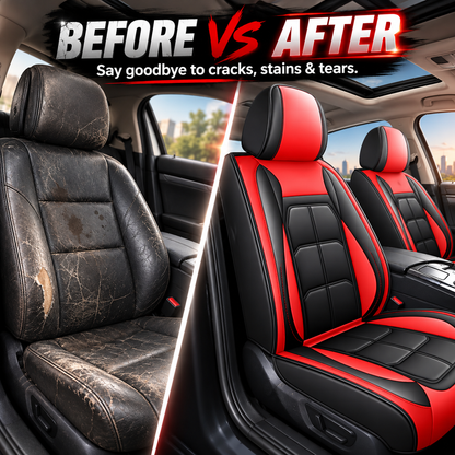 🏎️ 5-Seater Universal Leather Car Seat Cover Set
