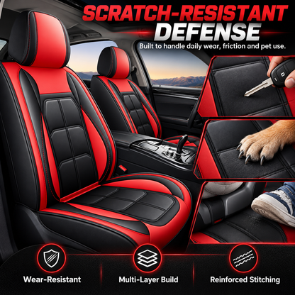🏎️ 5-Seater Universal Leather Car Seat Cover Set