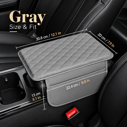 🚗 3-in-1 Car Armrest Cushion with Storage & Console Protection