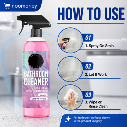 Bathroom Cleaner Powerfully Removes Limescale