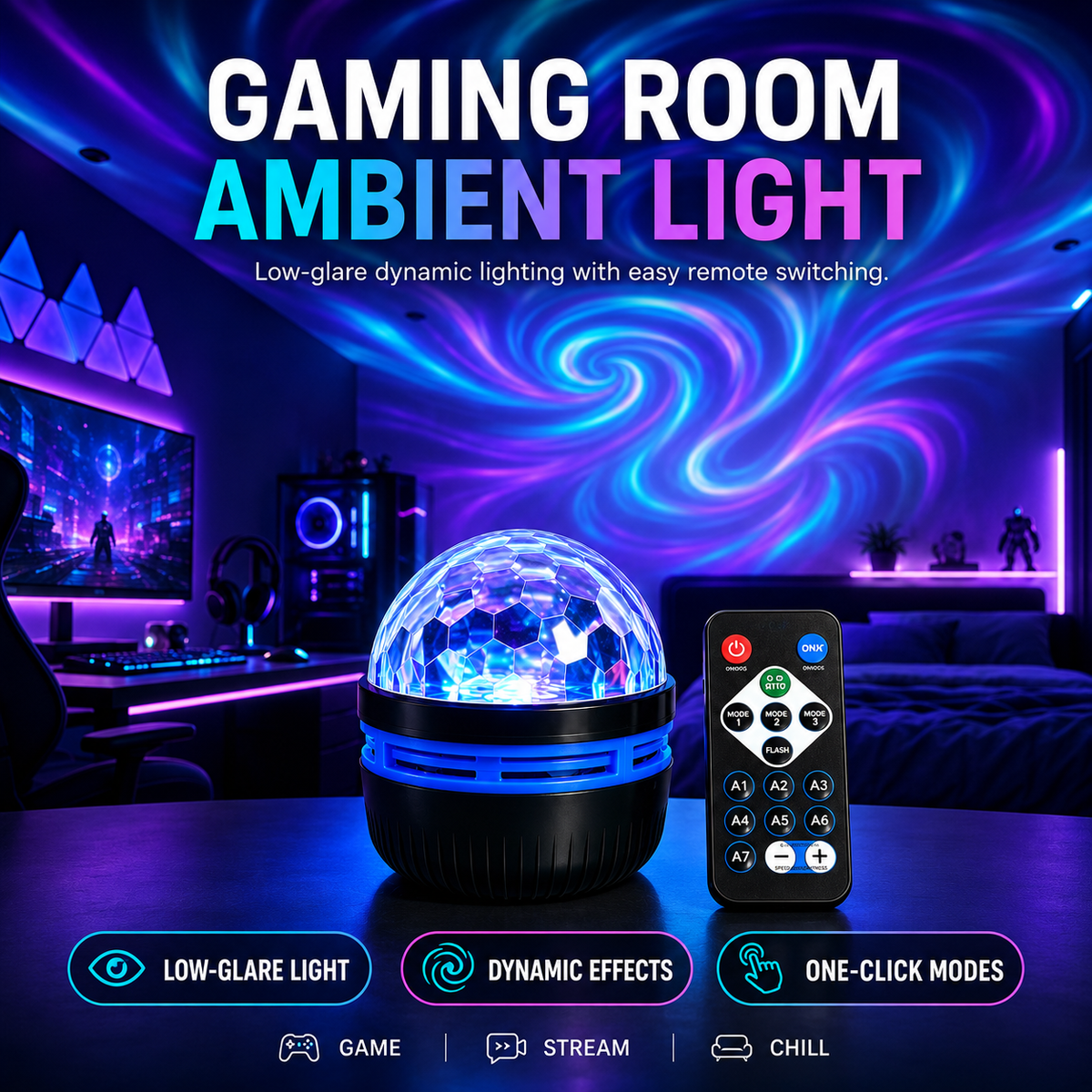 🔮Starry Night Light Projector
