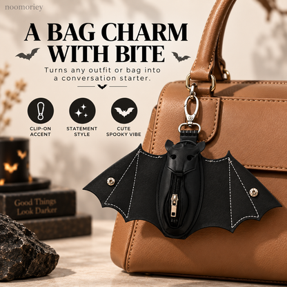 Bat Shaped Gothic Faux Leather Compact Wallet