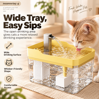 🐶 50% OFF Fresh Flow Pet Water Fountain for Cats & Dogs