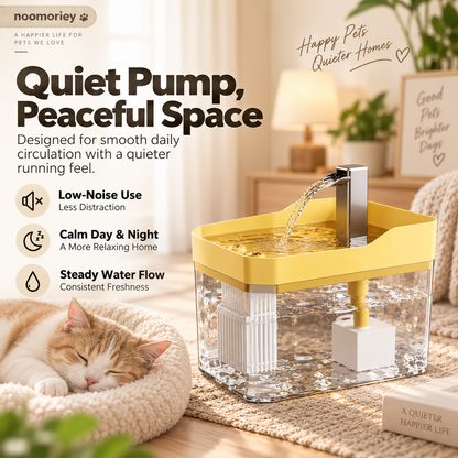 🐶 50% OFF Fresh Flow Pet Water Fountain for Cats & Dogs