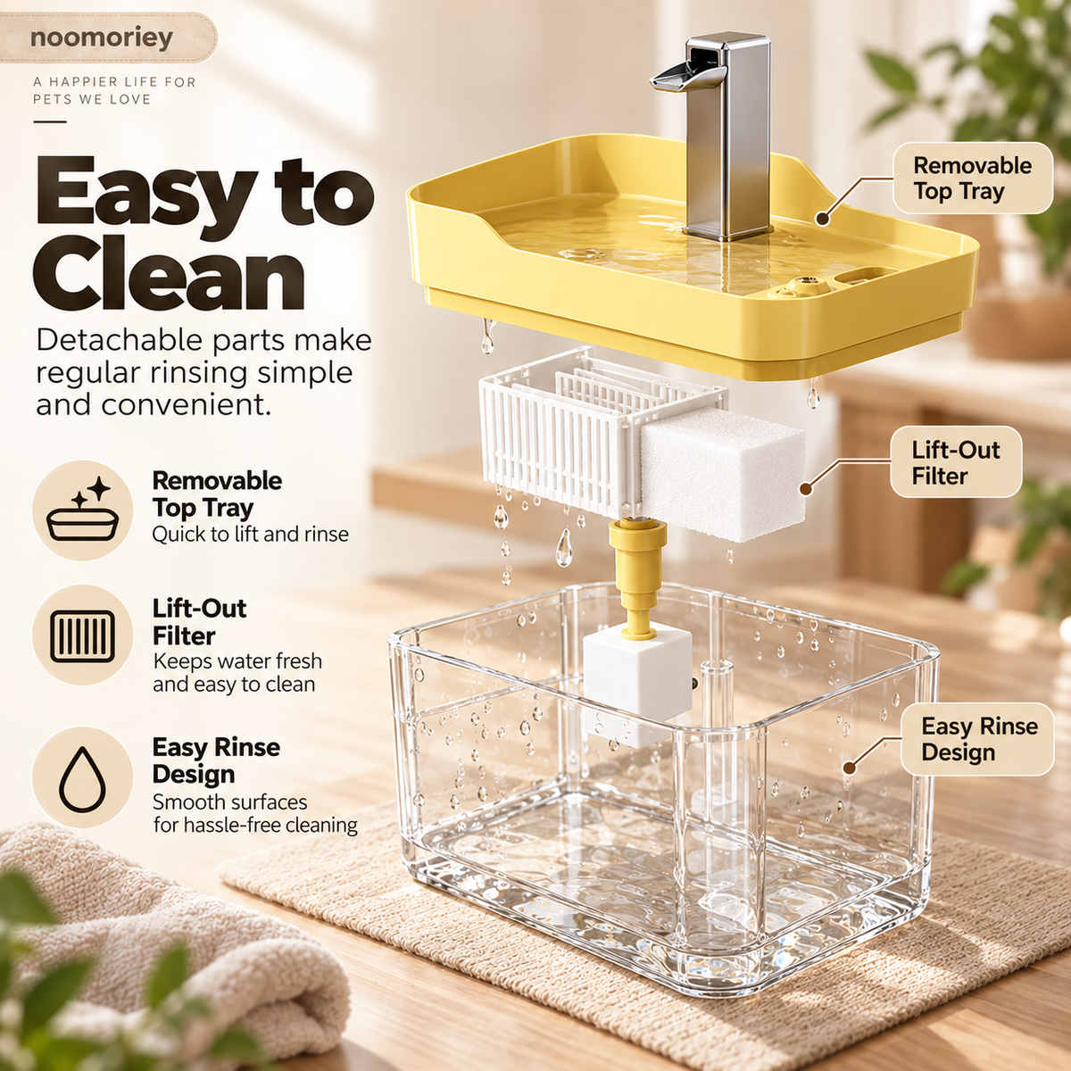 🐶 50% OFF Fresh Flow Pet Water Fountain for Cats & Dogs