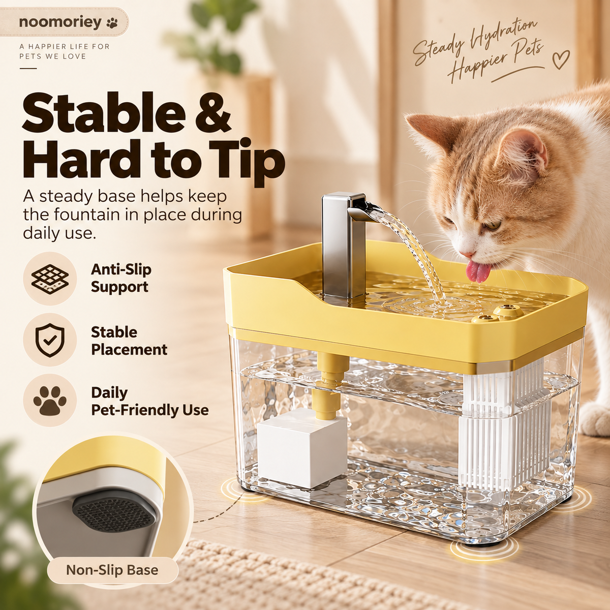 🐶 50% OFF Fresh Flow Pet Water Fountain for Cats & Dogs