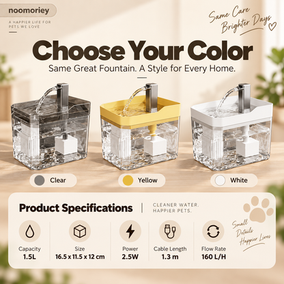🐶 50% OFF Fresh Flow Pet Water Fountain for Cats & Dogs