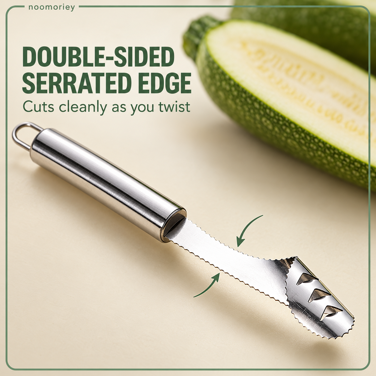 Stainless steel seed remover and pit tool, labor-saving fast seed removal cutting tool, easy-to-clean chili slicer and kitchen utensil for fruits, suitable for home cooking preparation