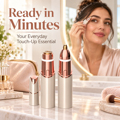 ✨ 2-in-1 Rechargeable Facial & Eyebrow Hair Trimmer
