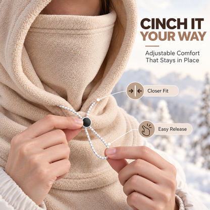 📢LAST DAY 49% OFF🔥 3-in-1 Winter Fleece Balaclava Hood 🧣❄️ Warm Face, Ear & Neck Cover