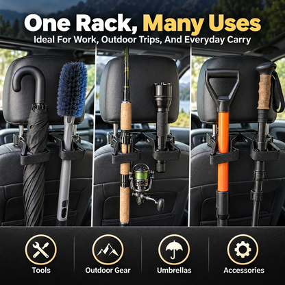 🛡️ 50% OFF Today! Rugged Vehicle Gear Rack for Camping, Work Tools & Travel