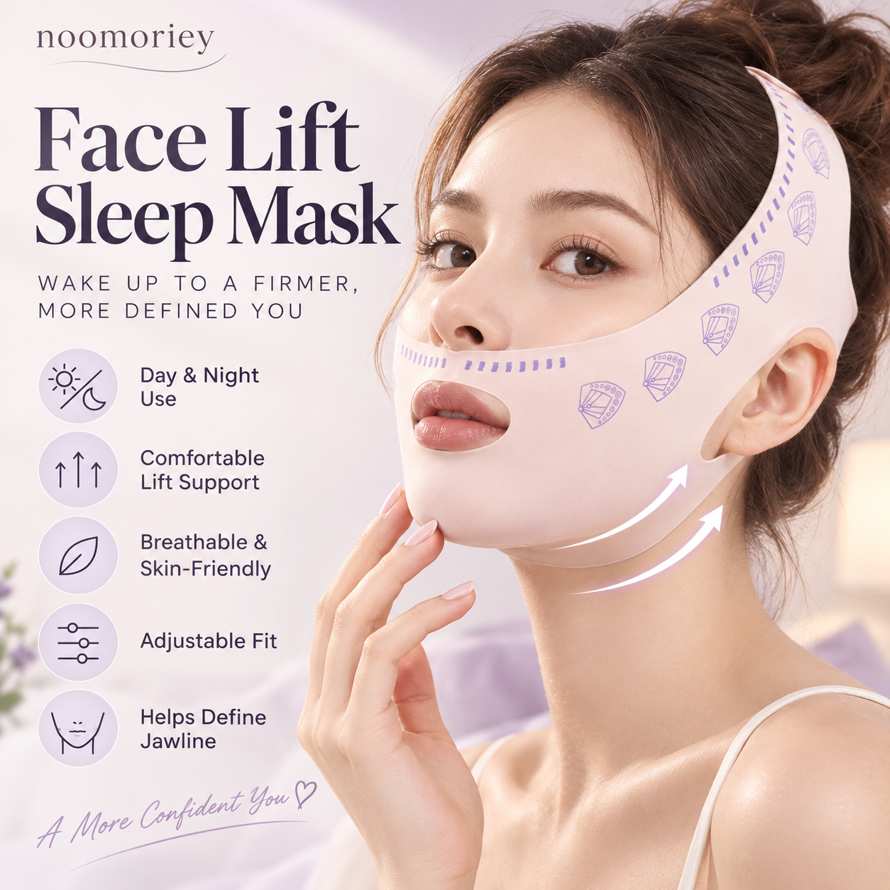 Unisex V-Shape Facial Contouring Strap & Lifting Patch