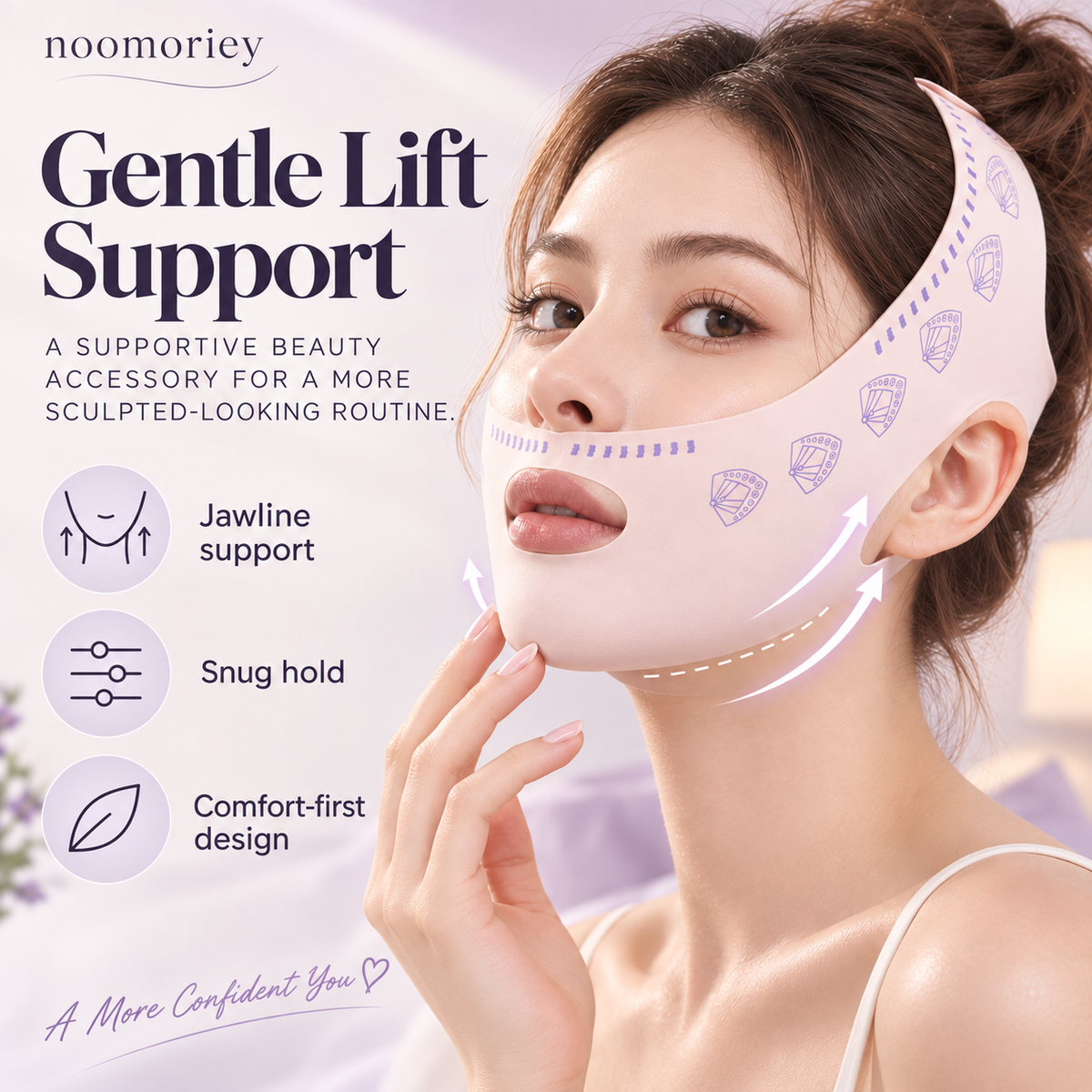 Unisex V-Shape Facial Contouring Strap & Lifting Patch