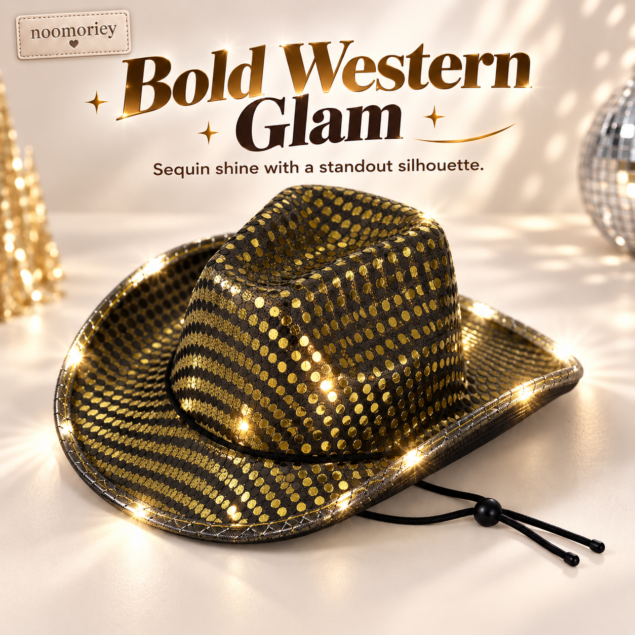 🤠 Classic Western Cowboy Hat – Wide Brim Outdoor Sun Hat for Ranch, Festival & Everyday Wear